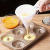 Batter Dispenser with Handle Leak-Proof Batter Pitcher for Icing Chocolate Pancake Mix BPA-Free Plastic Batter Bottle for Baking & Kitchen Use