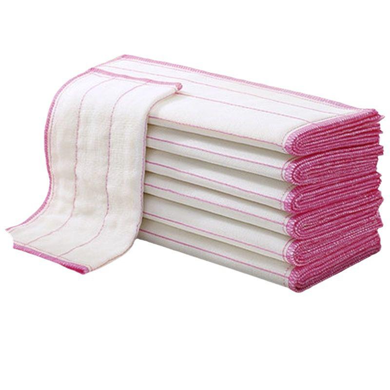 Absorbent Cotton Yarn Scouring Pad – Thickened, Wear-Resistant Dishcloth for Household and Kitchen Cleaning.