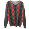 Beauty Products DUFFER ST.GEORGE Argyle Pattern Long Sleeve V Neck Knit Men's Used