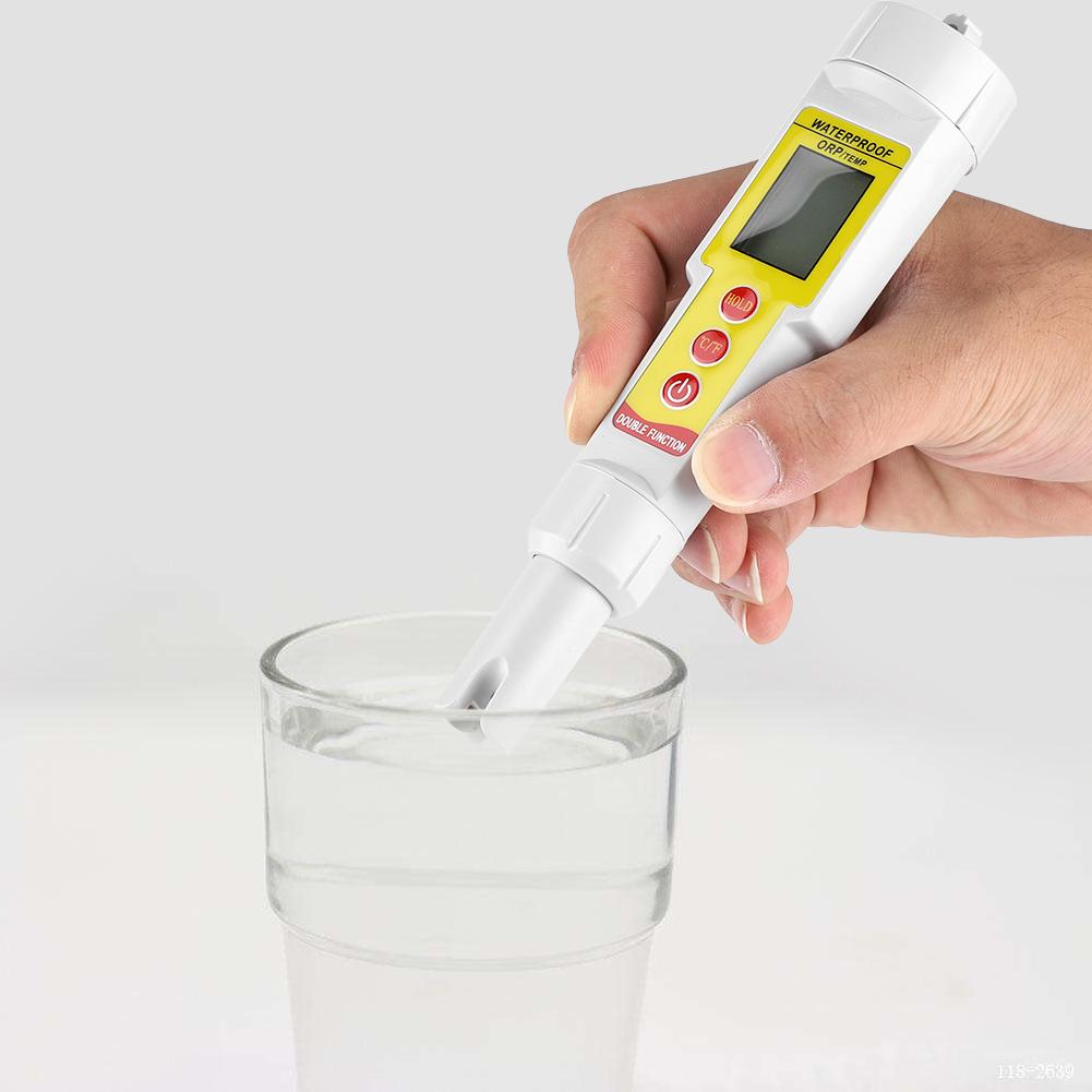 2 in 1 Digital ORP/TEMP Meter Tester Aquarium Pool Hydroponic Water Monitor