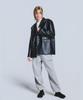 Ten Past Seven Faux Leather Single Jacket - Black