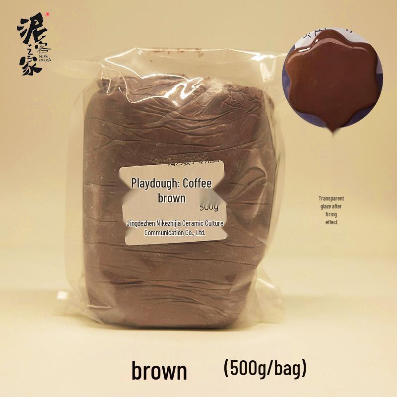 Bunte Kinder-Töpferton: Weiches, handgefertigtes Kaolin-Porzellan in einem Pfundbeutel. Perfekt für Studenten-Skulpturen.