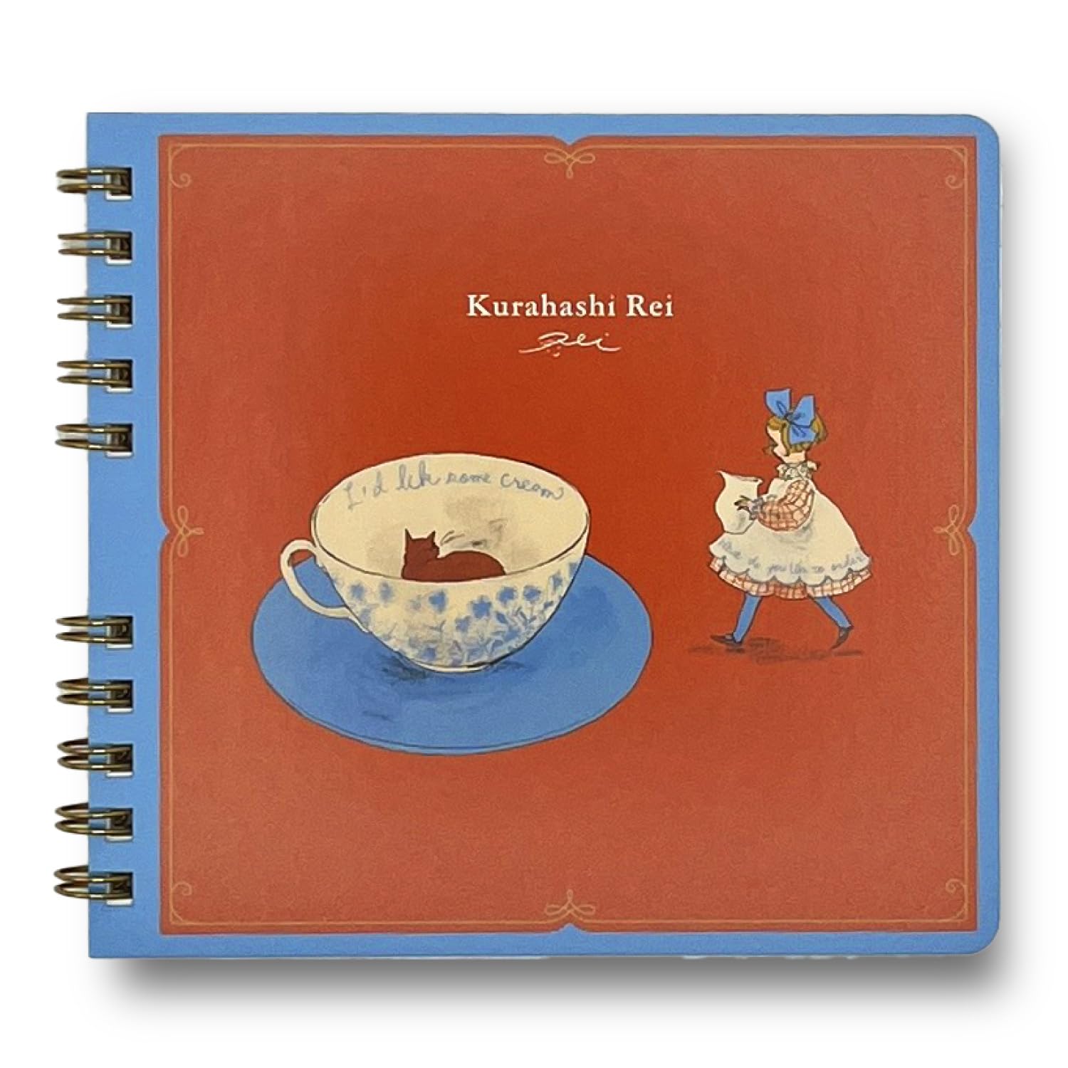 Gakken Kurahashi Rei Square Ring Black D06882 StaFul Notebook, Tea,