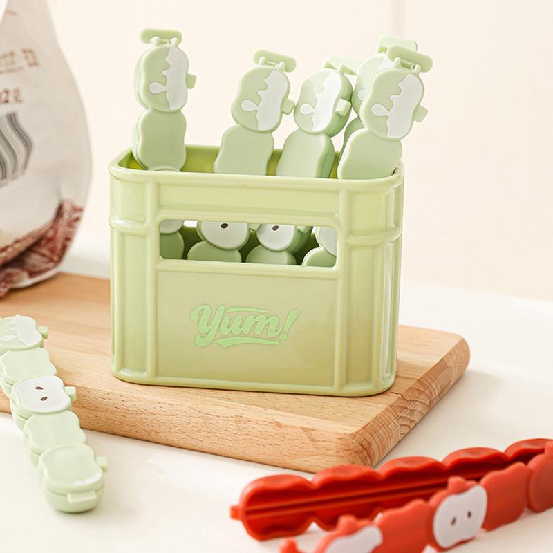 Magnetic Refrigerator Sealing Clip Creative Refrigerator Storage Box Household Snack Tea Sealing Clip