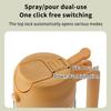 470Ml Glass Oil Spray Bottle 2 In 1 Dispenser + Sprayer Kitchen Oil Spray Bottle Large Capacity Spray Pour Integrated Oil Pot