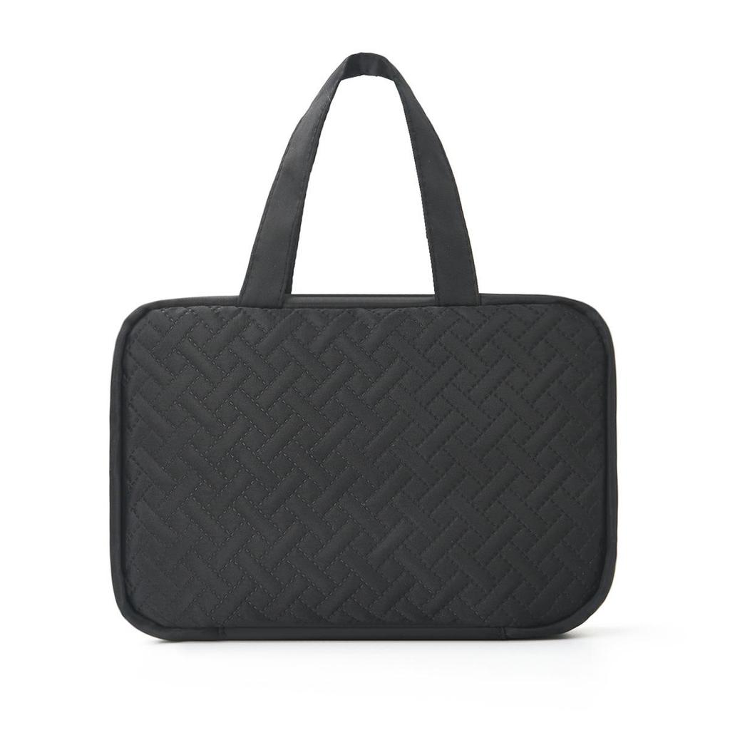 Travel-Friendly Multi-Color Hanging Toiletry & Makeup Bag with Wet and Dry Compartments