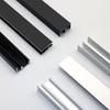 Set Binario 3 Pezzi per Porta Scorrevole in Vetro Argento 5mm