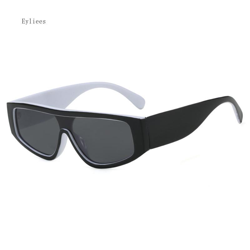 Retro Fashion Punk Cat Eye Sunglasses Women  Cool Luxury Brand Plastic Unisex Sun Glasses Black White Designer Shades Uv400