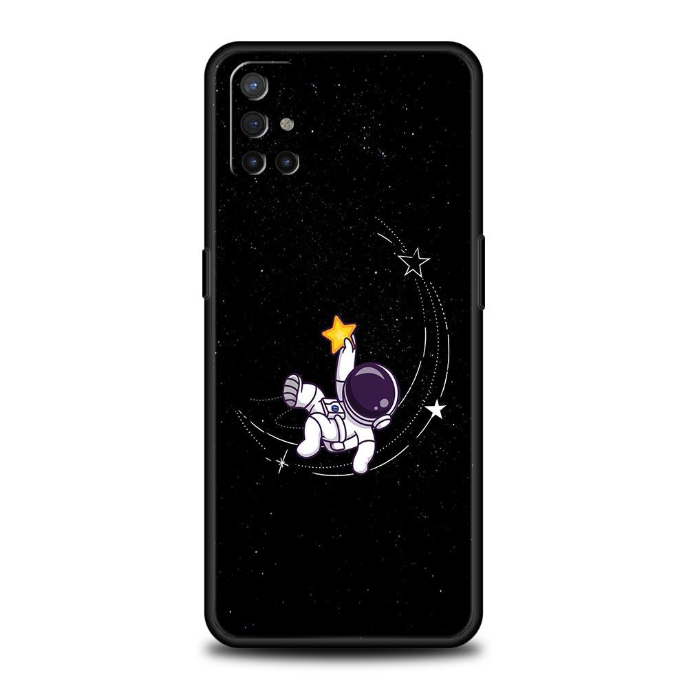 Lovely Astronaut Phone Case For OnePlus 13 12 11 10 9 8 7T Pro 13R 12R 10R 9RT 8T Nord N200 N30 2T CE 2 3 5G Lite Soft Cover
