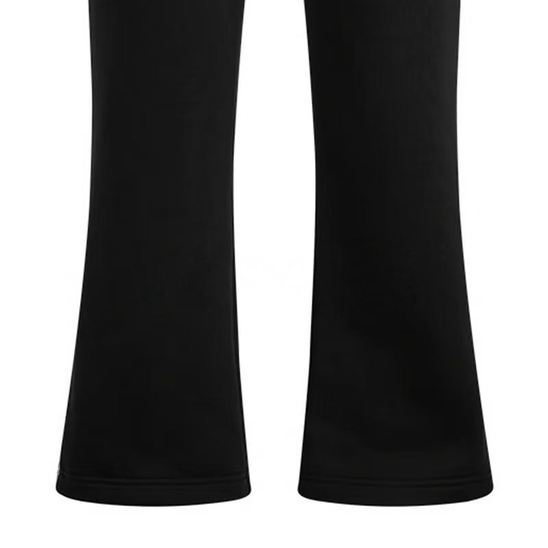 Under Armour Soft Comfortable Skin-Friendly Lace-Up Wide-Leg Knit Sports Pants Women Bottoms Black 6005943-001