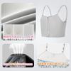 Veimia Japanese Style a Wireless Tank Top with Zipper Perfect for and This bra flatters your bust for a slimmer perfect for and creates a flattering