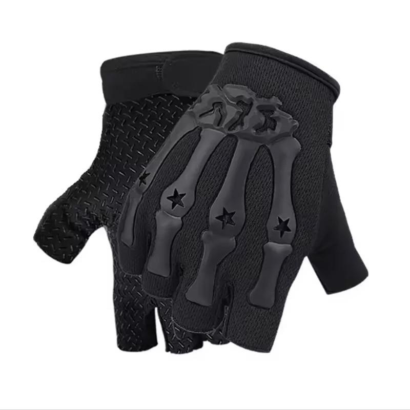 

Outdoor Cycling, Half Finger, Men s and Women s Anti Slip Tactics, Fitness, Mountain Climbing, Fishing, Half Finger, Bicycle Glo чёрный