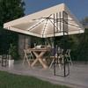 VidaXL Gazebo with LED String Lights Garden Belvedere Outdoor Pavilion Reception Tent Marquee 3070320