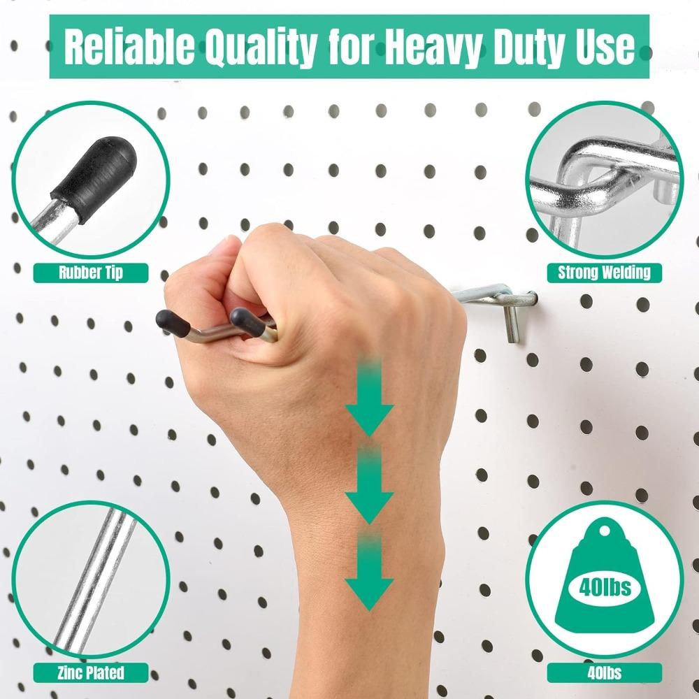 10 Pack 4 Inch Display Hooks  Utility Hooks Hang Fits Storage Racks