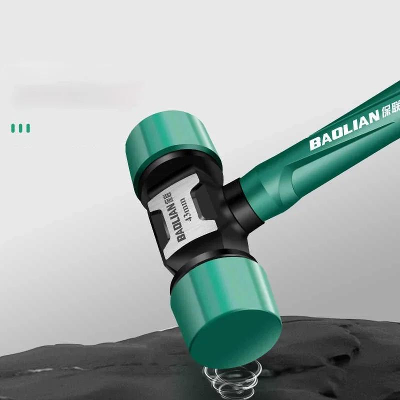 Gummihammer Verformbar Multifunktional Hochelastischer Gummihammer Antivibrations- und Rutschfest Professionelle Arbeitswerkzeuge