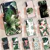 Monstera Leaves Palm Tree Flowers For Huawei Nova Y90 Y70 Y60 Y61 Y91 Y72 9 10 SE 12i 12s 11i 5T P60 Pro P20 P30 P40 Lite Case