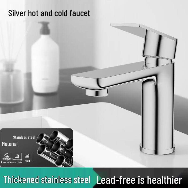 

Современный смеситель для раковины в ванной