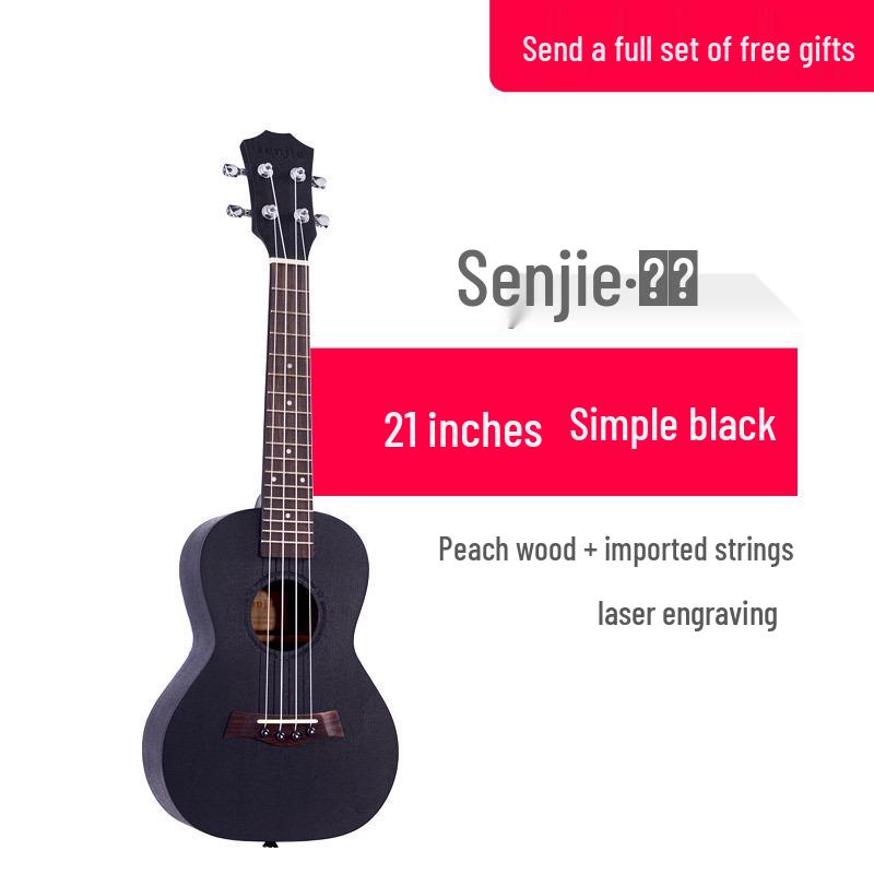 21-дюймовая играбельная гавайская четырехструнная укулеле