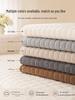 Thickened Non-slip Flannel Sofa Mat & Plush Seat Cushion for Autumn and Winter