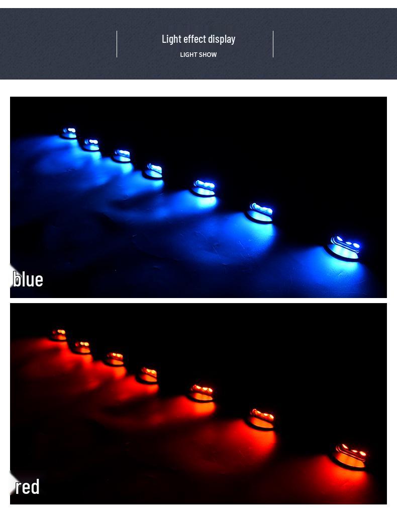 3W Waterproof LED Walkway Light, Turtle Back Design, Side Emitting Courtyard and Step Lighting