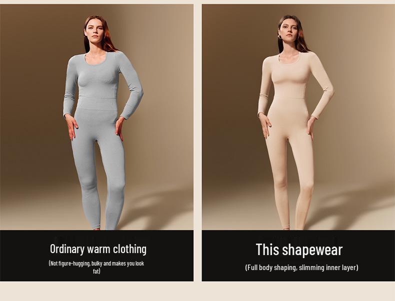 Herbal Slimming & Warm Women's Underwear Set - Autumn/Winter 2025, Cold-Proof Base Layer