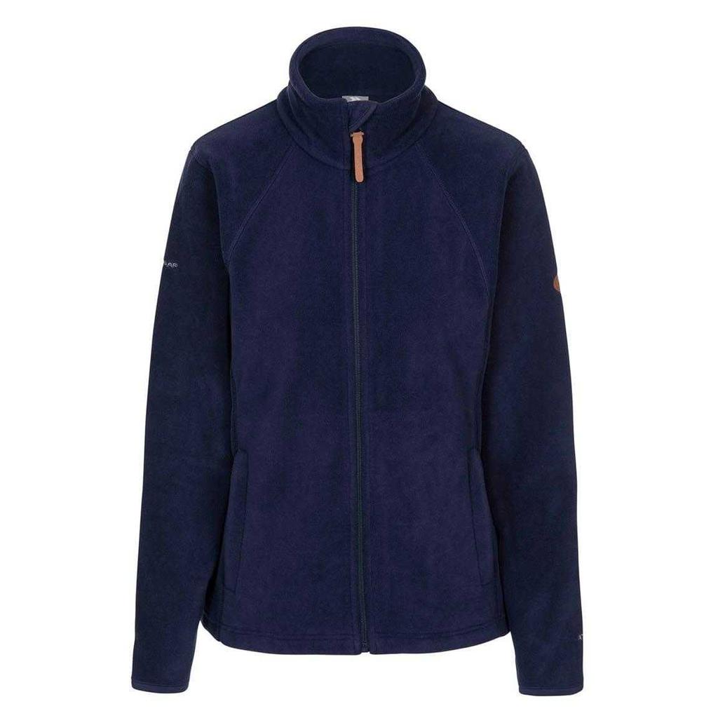 TRESPASS Womens/Ladies Trouper Leather Trim Full Zip Fleece Jacket