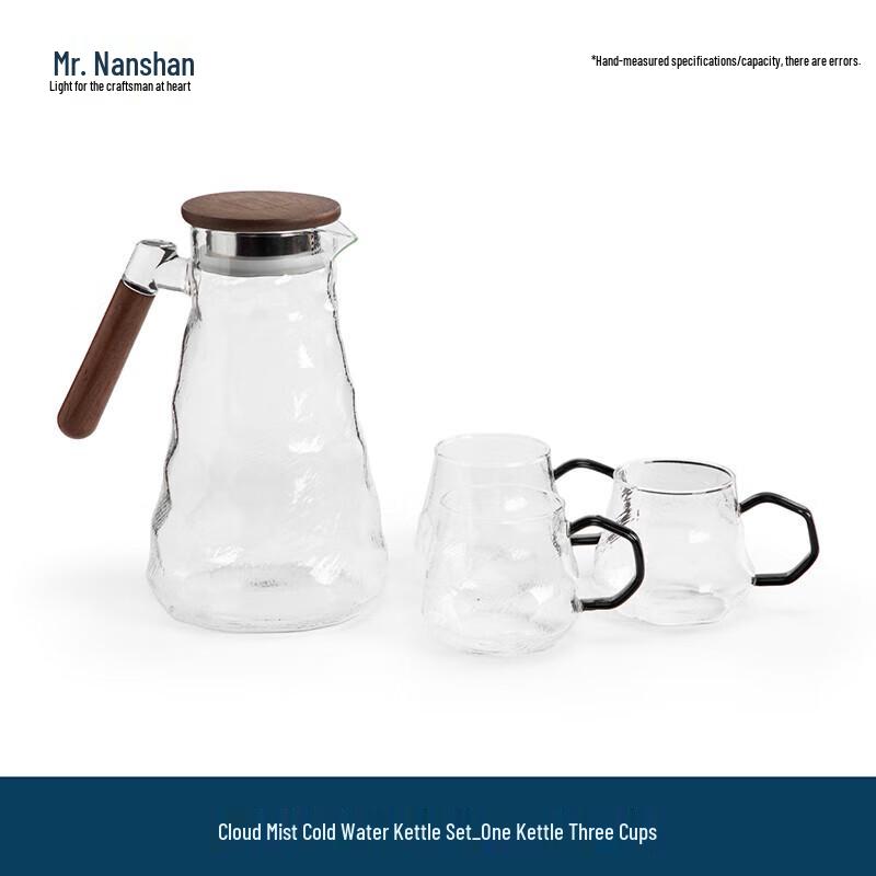 Набор термостойких стеклянных кувшинов и чайников Nanshan