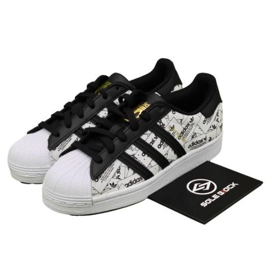 

adidas Superstar Label Collage FV2819 EU 35.5 белый/чёрный