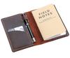 Robrasim Field Notes Leather Journal Cover, Moleskine Cahier Notebook Cover, Handmade Vintage Leather Cover for 3.5" X 5.5" Notebooks, Coffee