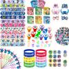 Lilo Stitch Kids Birthday Party Favors Gifts Slap Bracelets Stamps Reusable Straws Keychains Gift Bag Pinata Filler Baby Shower