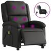 VidaXL Electric Reclining Massage Armchair, Relaxation Chair with Adjustable Backrest and Footrest, Salon Seat 3204258