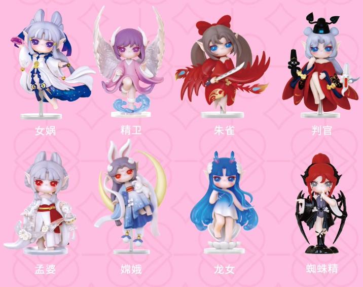 Authentische Suri Antike Volksmythologische Charakter Serie Kreativ Trendiges Spielzeug Blind Box Überraschungsornament Handgemachtes Mädchen Spielzeug Geschenk