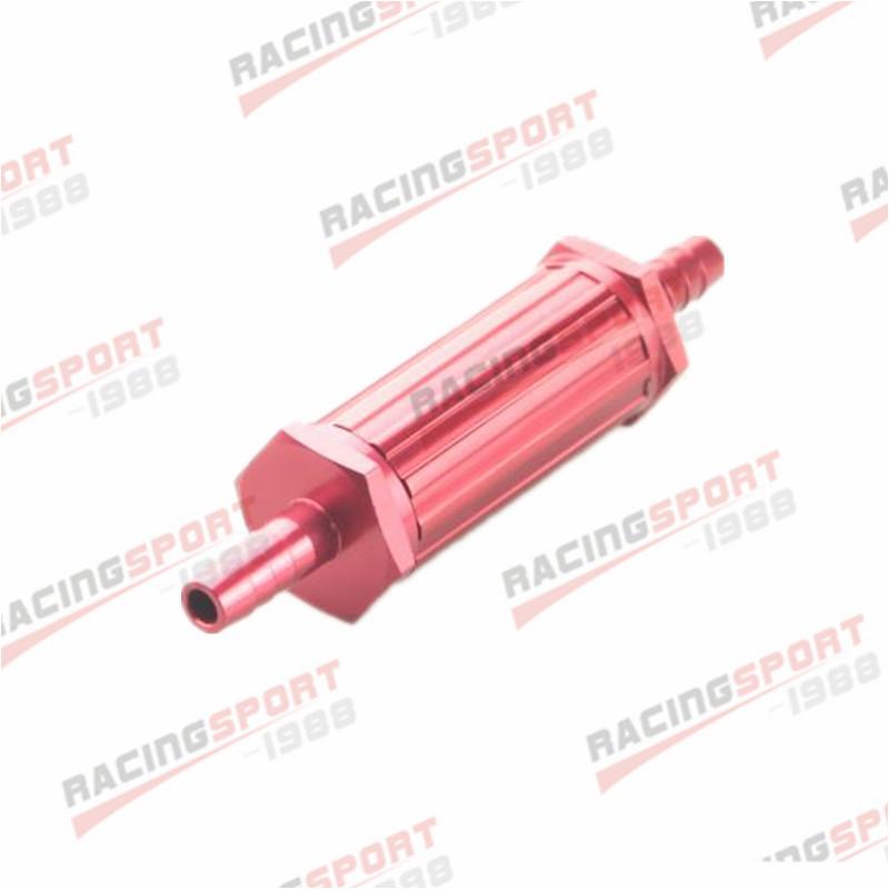 12mm Black/Blue/Red/Silver Anodised Car Billet Magnetic Fuel Filter 30 Micron