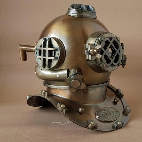 45.72 cm Nautical Marine Diving Helmet US Navy Mark V Scuba Divers Helmet Gift