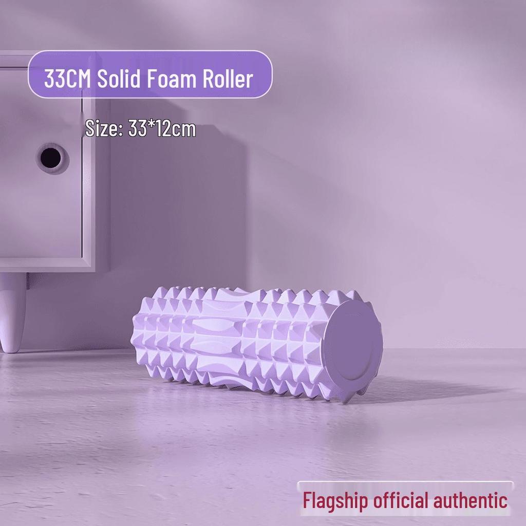 Professional Foam Roller and Crescent Yoga Massage Set