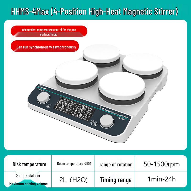Digital Magnetic Stirrer with Temperature Control and High-Temp Display for Laboratory