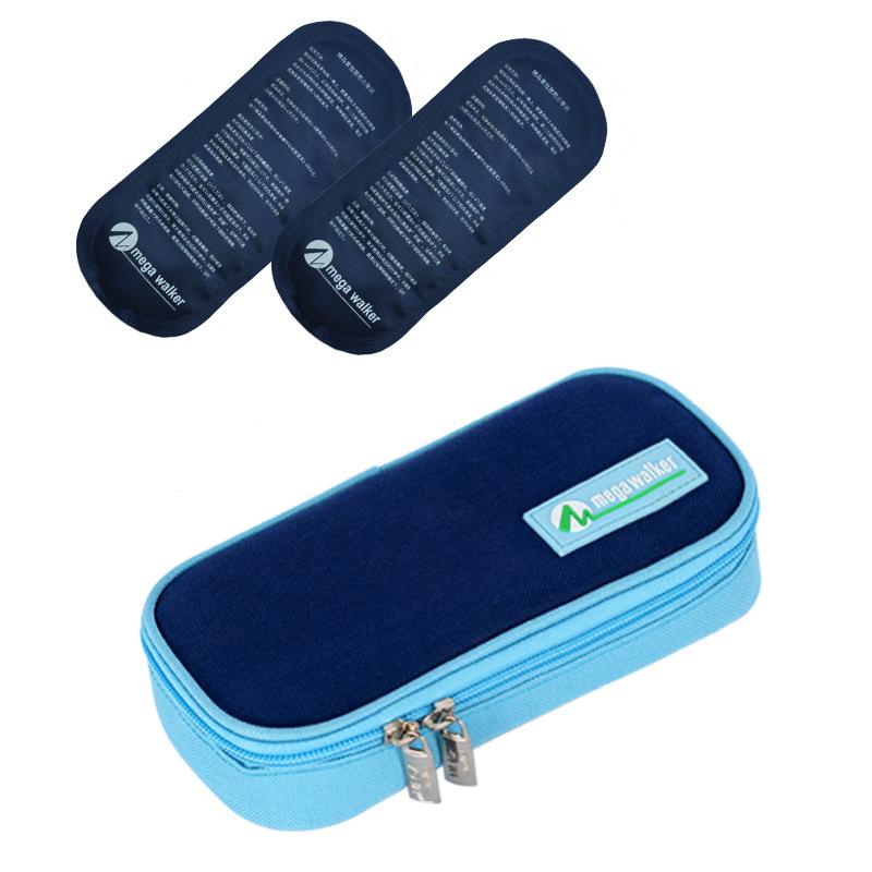 Large Insulated Portable Outdoor Medicine Cooler Bag for Insulin with Ice Pack