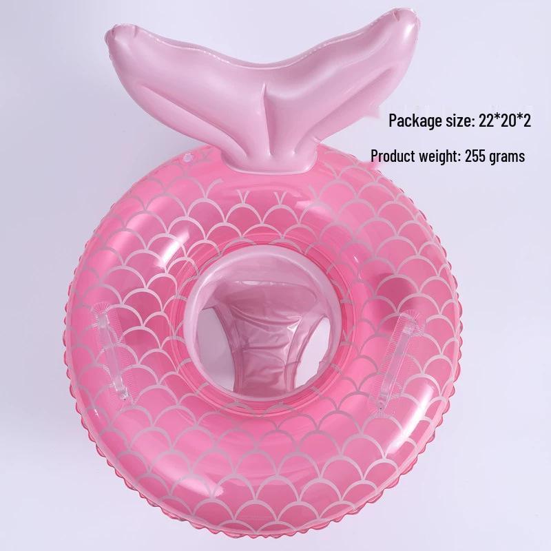 Large Toddler Boat-Themed Swimming Ring with Canopy & Steering Wheel
