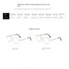 Metal Reading Glasses Square Full Frame Anti Scratch Presbyopic Eyewear for Men Women +1 0 To +4 0 Diopter