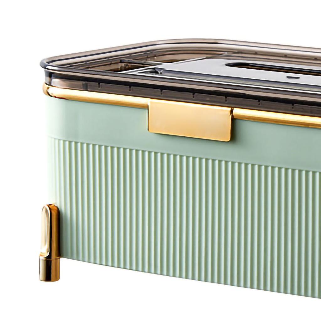 Multifunktionale Taschentuchbox Haushalts-Desktop-Aufbewahrungsbox Taschentuchhalterbox für Wohnzimmer Büro