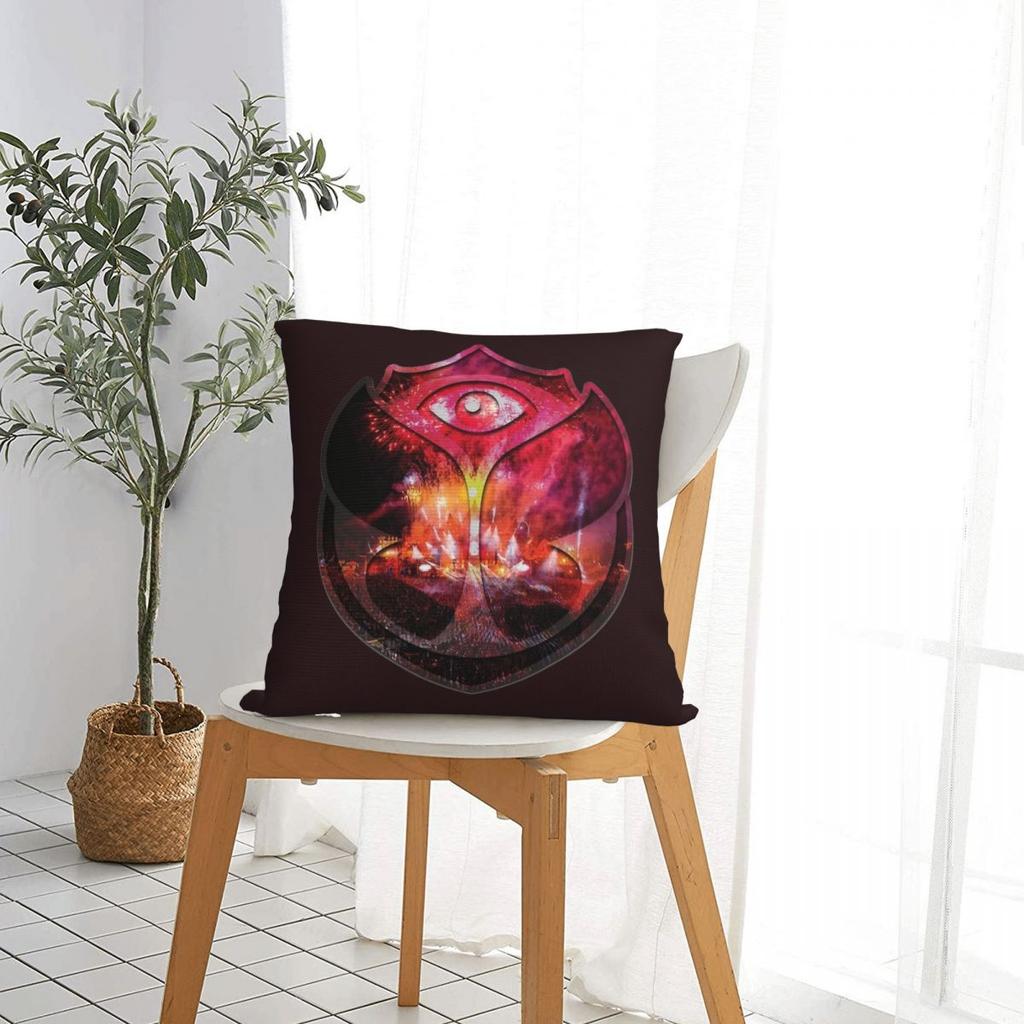 Tomorrowlandd Music Festival Pillow Covers Couch Cushion Cover Cute Home Decoration Throw Pillow Case 45*45