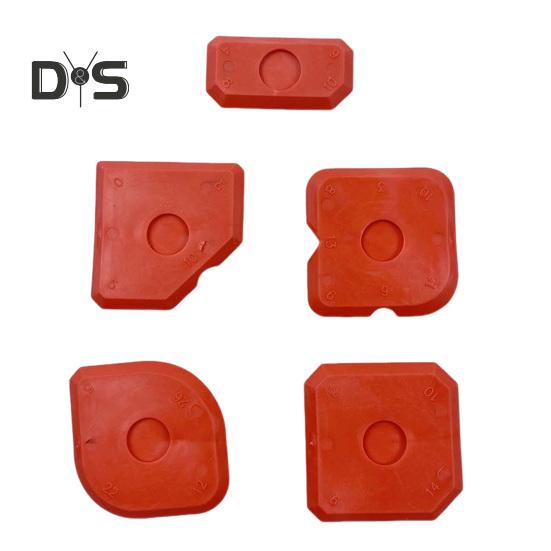 5 sztuk/zestaw silikonowych narzędzi do uszczelniania kuchni, łazienki, podłogi, okien, uszczelniaczy, narzędzi wykończeniowych, skrobaków do fug, wielokrotnego użytku, uszczelniaczy, narzędzi do wygładzania