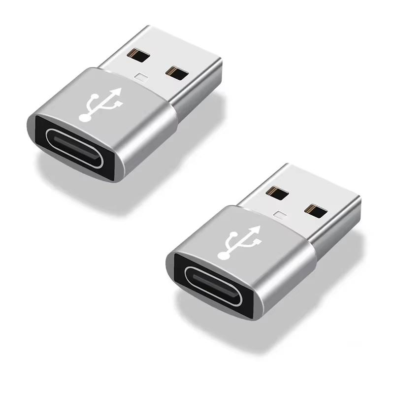 USB C Femal to USB B Male Adapter 2Pcs USB To Type C OTG Adapter ype-c Female Converter For Samsung S24 USBC OTG Connector