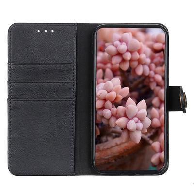 KHAZNEH Husă Portofel pentru Samsung Galaxy A06 4G, Piele cu Textură de Piele de Vacă, Husă de Telefon Tip Flip