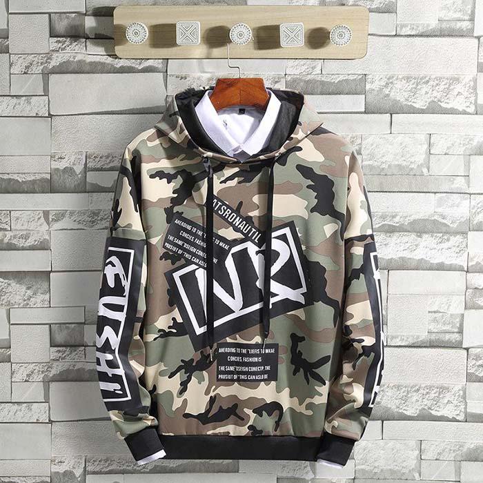 Suéter estampado de moda Camuflaje con capucha para hombre Chaqueta casual  al aire libre suelta para hombres comprar a buen precio — entrega gratuita,  reseñas reales con fotos — Joom