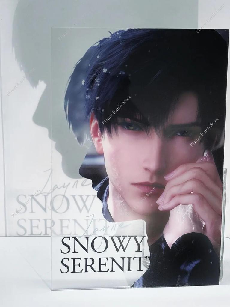 1/5 Stück Love and Deepspace Kreative Transparente Acrylkarte Stift Rafayel Zayne Xavier Caleb Anime Schattenkarte Desktop-Dekor