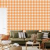 Wallpaper Colorful Retro Checkered Peach and White 50x1000