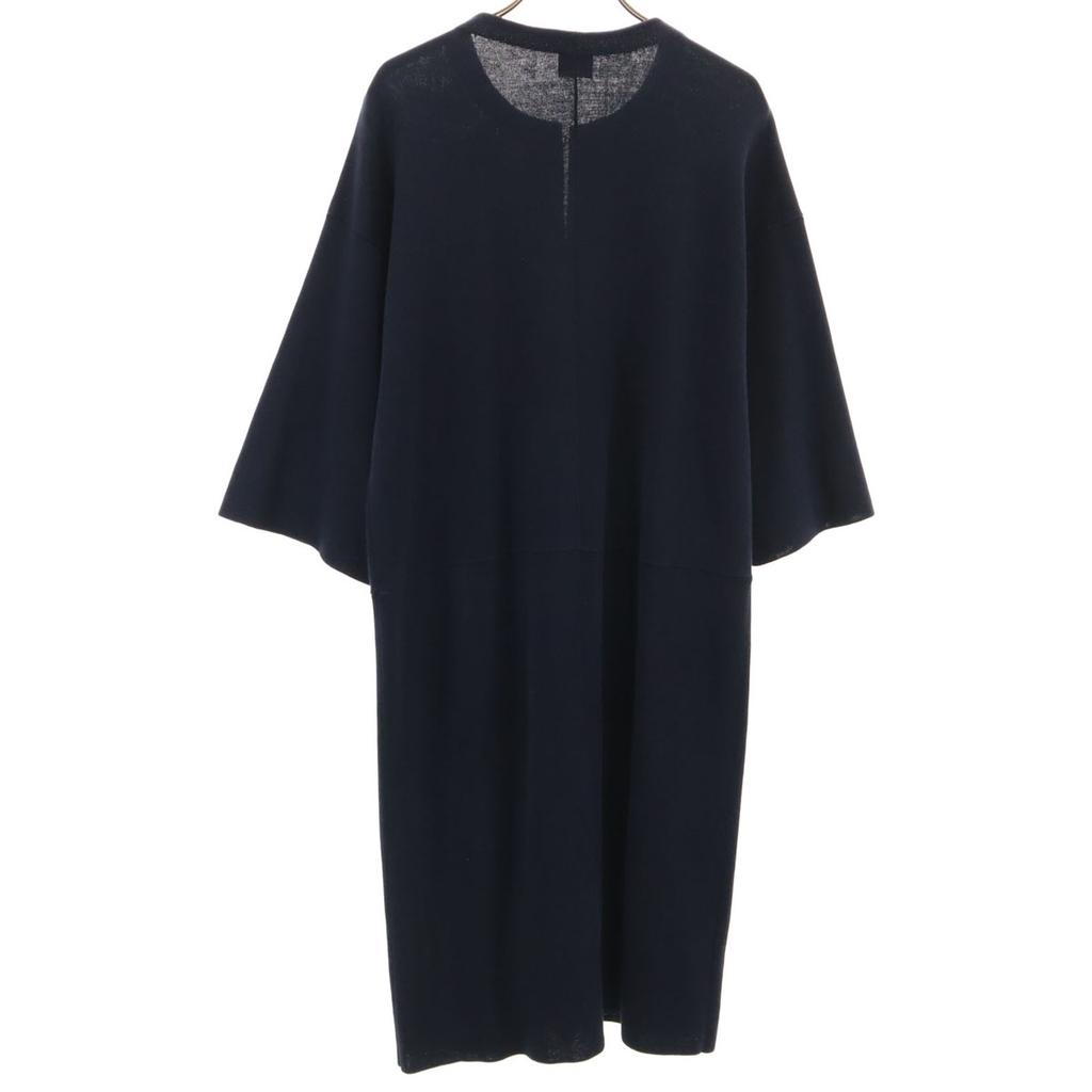 PS Paul Smith Long Sleeve Long Knit Cardigan M Navy Women Used