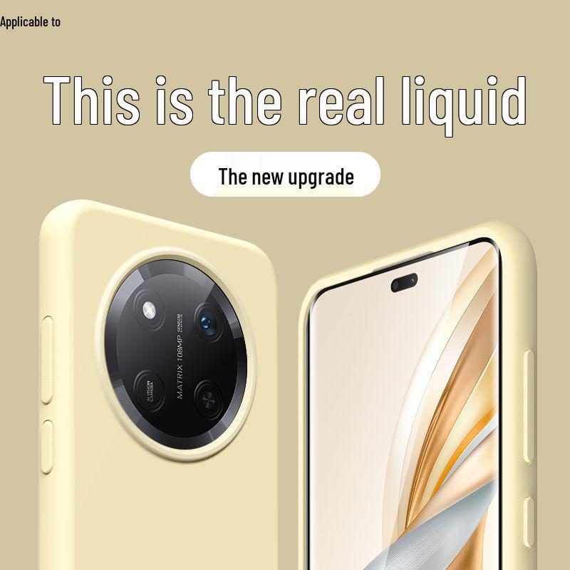 Honor X60 Pro Liquid Silicone Case - Soft, Anti-Drop Protective Cover for Women