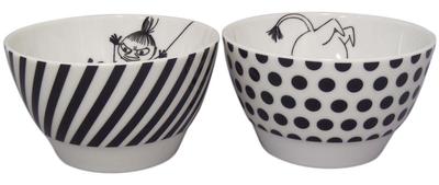 MOOMIN Soup Bowl Pair Set "Bob Foundation" MM700-79